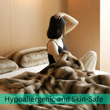 Luxury Faux Fur Rabbit Throw Blanket – Super Soft & Ethical Comfort | Multiple Sizes & Colours - 4A's Global