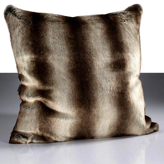 Luxury Faux Fur Rabbit Cushion Covers – Soft, Cosy & Machine Washable | 43 x 43 cm (17 x 17 inches) - 4A's Global