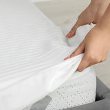 Egyptian Cotton Sateen Fitted Sheet – Luxurious 300 Thread Count Hotel-Quality Bedding for a Perfect Fit - 4A's Global