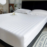 Egyptian Cotton Sateen Fitted Sheet – Luxurious 300 Thread Count Hotel-Quality Bedding for a Perfect Fit - 4A's Global