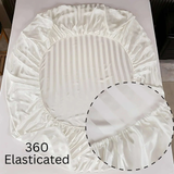 Egyptian Cotton Sateen Fitted Sheet – Luxurious 300 Thread Count Hotel-Quality Bedding for a Perfect Fit - 4A's Global