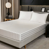 Egyptian Cotton Sateen Fitted Sheet – Luxurious 300 Thread Count Hotel-Quality Bedding for a Perfect Fit - 4A's Global