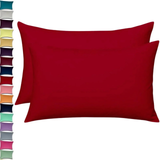 2x Luxury Percale Polycotton Pillowcase Pair – Soft, Durable & Easy-Care Bedding - 4A's Global