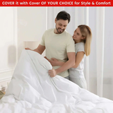 All Seasons Duvet Tog 4.5Hollowfiber Filling, Polypropylene Cover – Lightweight Quilt, Comforter & Throw for Sofa or Bed - 4A's Global