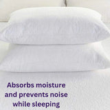 Premium Waterproof Terry Pillow Protector β Soft, Silent & Durable | Standard UK Size 48x74cm - 4A's Global
