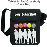 Travel Crossbody Bag for iPad & Tablet – Neoprene Shoulder Messenger with Adjustable Strap, Fits Passport, Mobile, Glasses & Documents - 4A's Global