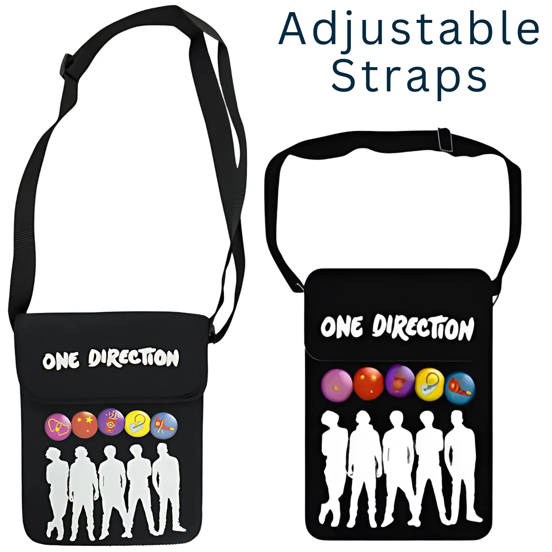 Travel Crossbody Bag for iPad & Tablet – Neoprene Shoulder Messenger with Adjustable Strap, Fits Passport, Mobile, Glasses & Documents - 4A's Global