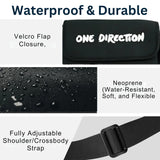 Travel Crossbody Bag for iPad & Tablet – Neoprene Shoulder Messenger with Adjustable Strap, Fits Passport, Mobile, Glasses & Documents - 4A's Global