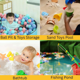 INTEX Inflatable Swimming Pool Under The Palm Trees Round Snap Set Pool Multi Color Beach Theme Design with Repair Patch Included - 4A's Global