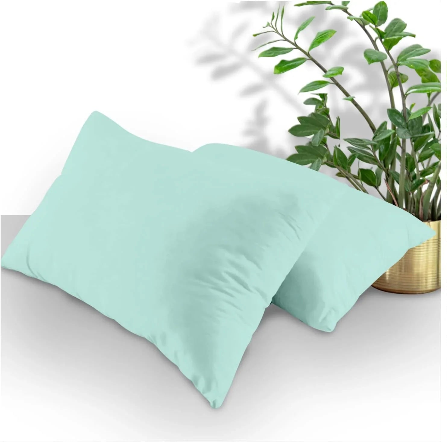 2x Percale Polycotton Pillowcase Pair – Luxury Soft, Durable & Hotel-Quality Bedding for UK Beds (Copy) - 4A's Global
