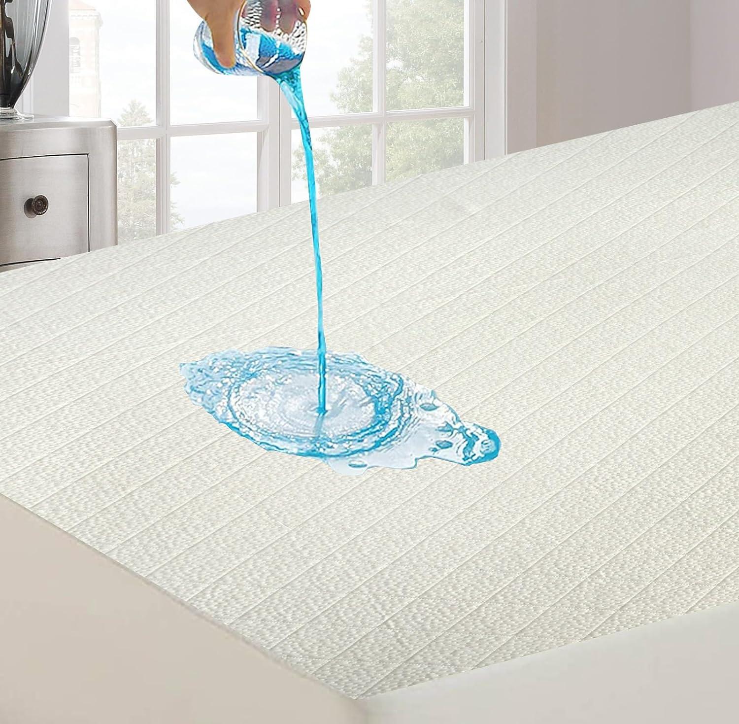 3D Air Layer Bamboo Fabric Mattress Topper Pad – Cooling, Breathable & Hypoallergenic Comfort | Multiple Sizes - 4A's Global