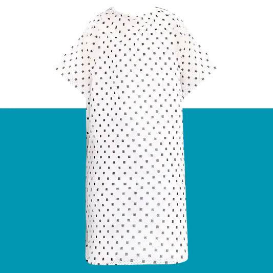 2x Unisex Wrap Over Gown – Comfortable, Stylish & Easy Wear (Pack of 2) - 4A's Global