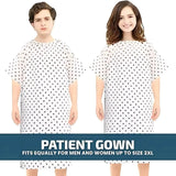 Unisex Cotton Wrap Gowns - 2 Pack for Spa, Travel, Lounge - 4A's Global