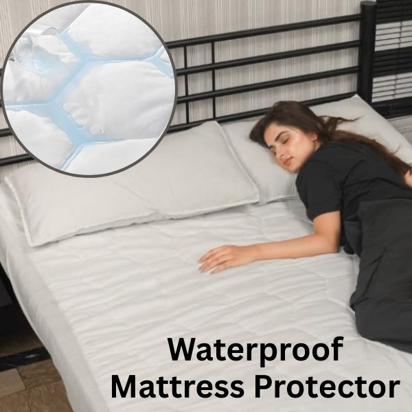 HH 30cm Deep Waterproof Mattress Protector | Quilted, Breathable & Noise-Free | White | UK Sizes (Copy) (Copy) - 4A's Global