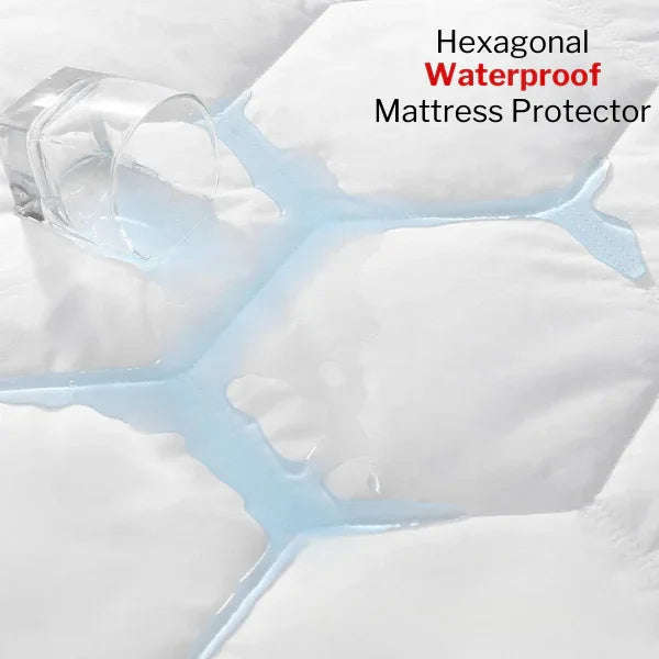HH 30cm Deep Waterproof Mattress Protector | Quilted, Breathable & Noise-Free | White | UK Sizes (Copy) (Copy) - 4A's Global