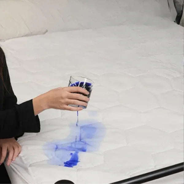 HH 30cm Deep Waterproof Mattress Protector | Quilted, Breathable & Noise-Free | White | UK Sizes (Copy) (Copy) - 4A's Global