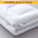 Luxury Mattress Topper β 10cm Extra Deep Fluffy Bed Enhancer | Microfiber Filled | 1100 GSM Comfort Upgrade - 4A's Global