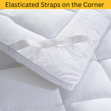 Luxury Mattress Topper β 10cm Extra Deep Fluffy Bed Enhancer | Microfiber Filled | 1100 GSM Comfort Upgrade - 4A's Global