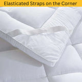 Luxury Mattress Topper – 10cm Extra Deep Fluffy Bed Enhancer | Microfiber Filled | 1100 GSM Comfort Upgrade - 4A's Global