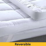 Luxury Mattress Topper – 10cm Extra Deep Fluffy Bed Enhancer | Microfiber Filled | 1100 GSM Comfort Upgrade - 4A's Global