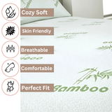 CL Bamboo Mattress Topper Memory Foam – 2.5cm Cooling Comfort Layer | Breathable, Lightweight & Eco-Friendly Sleep Upgrade | UK Sizes (Copy) - 4A's Global