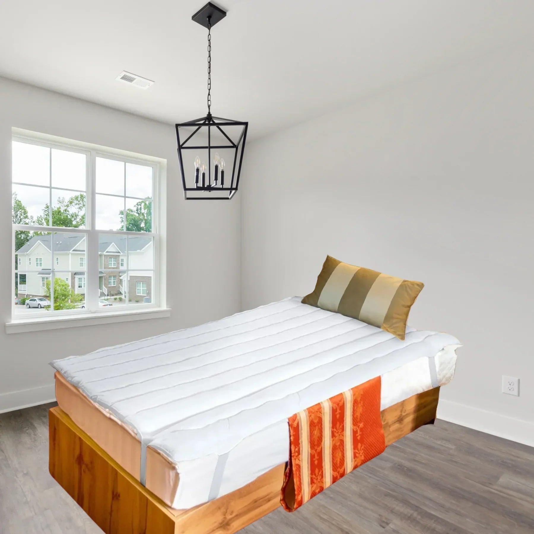 Hypoallergenic Microfiber Mattress Topper – 4cm / 1.57inch Deep | Luxury Comfort & Support | Breathable & Allergy-Safe - 4A's Global