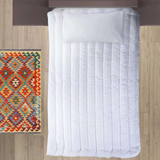 Hypoallergenic Luxury Mattress Topper – 4cm Deep Microfibre Comfort Layer | Breathable, Soft & Secure Fit | UK Sizes - 4A's Global