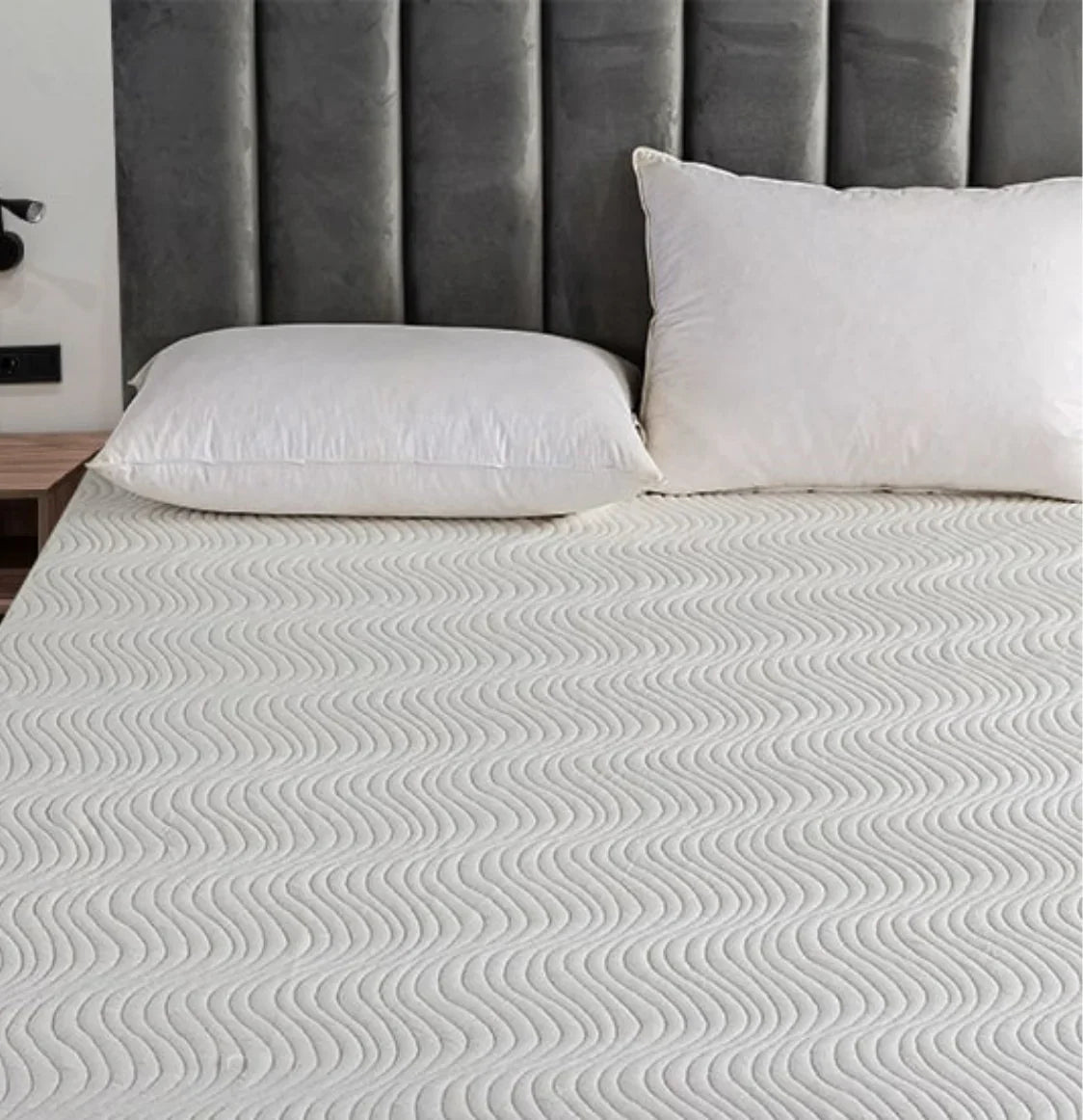 3D Air Layer Bamboo Fabric Mattress Topper Pad – Cooling, Breathable & Hypoallergenic Comfort | Multiple Sizes - 4A's Global