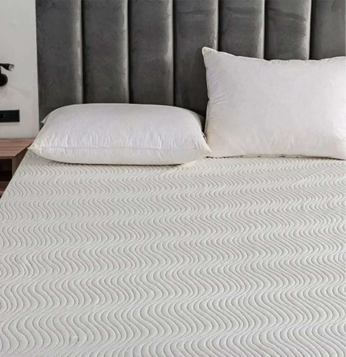 3D Air Layer Bamboo Fabric Mattress Topper Pad – Cooling, Breathable & Hypoallergenic Comfort | Multiple Sizes - 4A's Global