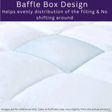 Luxury Extra-Thick Mattress Topper – Deep-Filled Microfibre Comfort Layer Quilted, Luxury Hotel Mattress Pads Box Stitched Elasticated Corner Straps - 4A's Global