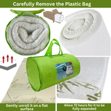 Bamboo Memory Foam Mattress Topper – 2.5cm Cooling Comfort Layer | Breathable, Lightweight & Eco-Friendly Sleep Upgrade | UK Sizes - 4A's Global