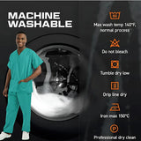 2Pcs Men Women Scrub Suit Hospital Doctor Nurse Medical Working Uniform Workwear Menswear Clothes - 4A's Global