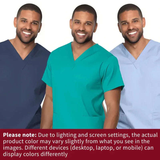 2Pcs Medical Scrub Suit – Men & Women Hospital Workwear - 4A's Global