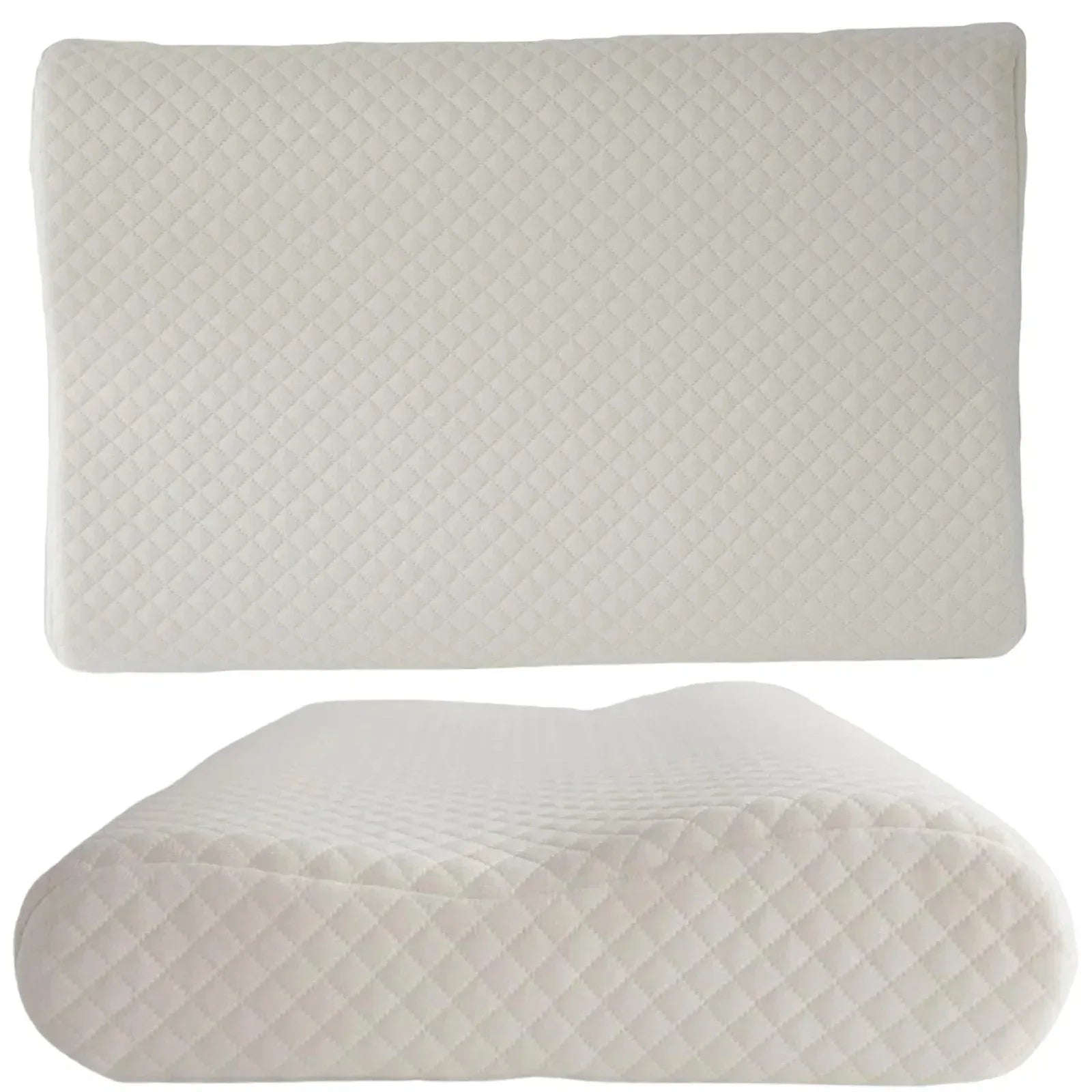 Contour Memory Foam Pillows Bamboo Cool Max Cover - Multi Height Bamboo Cool Max Pillow | Ergonomic Memory Foam Cooling Pillow - 4A's Global