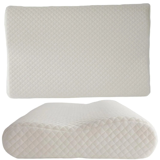 Multi Height Bamboo Cool Max Pillow – Ergonomic Memory Foam Pillow for Side, Back & Stomach Sleepers - 4A's Global