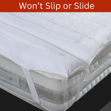 Hypoallergenic Luxury Mattress Topper – 4cm Deep Microfibre Comfort Layer | Breathable, Soft & Secure Fit | UK Sizes (Copy) - 4A's Global