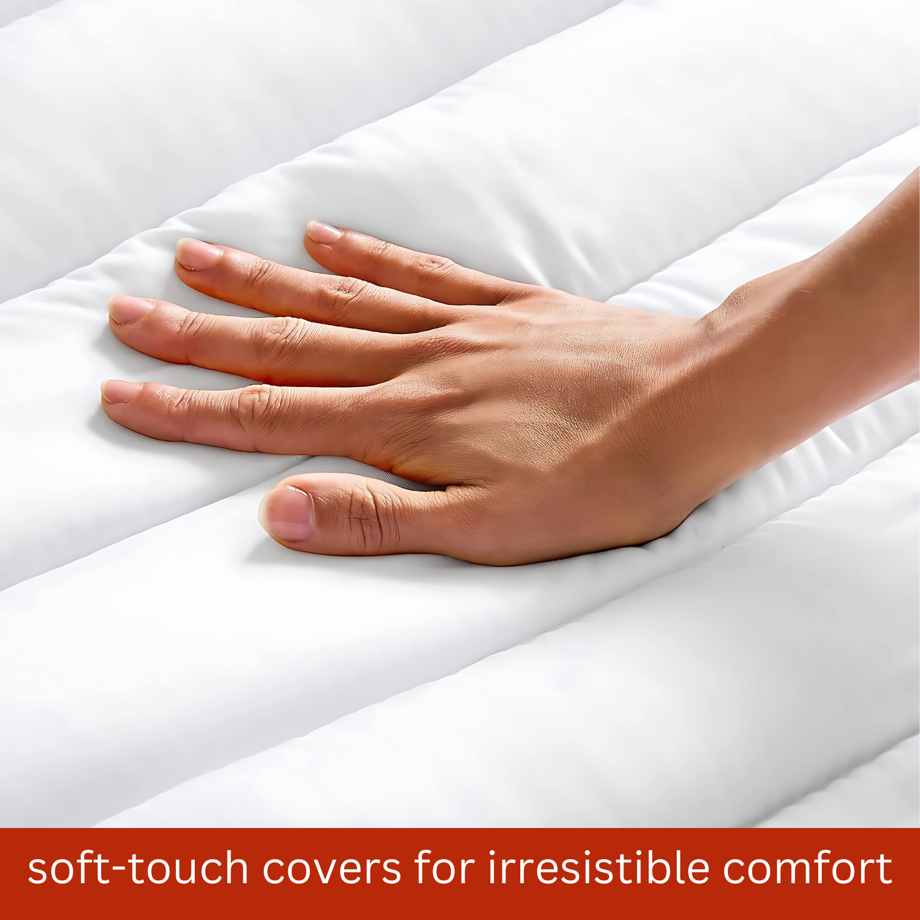 Hypoallergenic Luxury Mattress Topper β 4cm Deep Microfibre Comfort Layer | Breathable, Soft & Secure Fit | UK Sizes (Copy) - 4A's Global