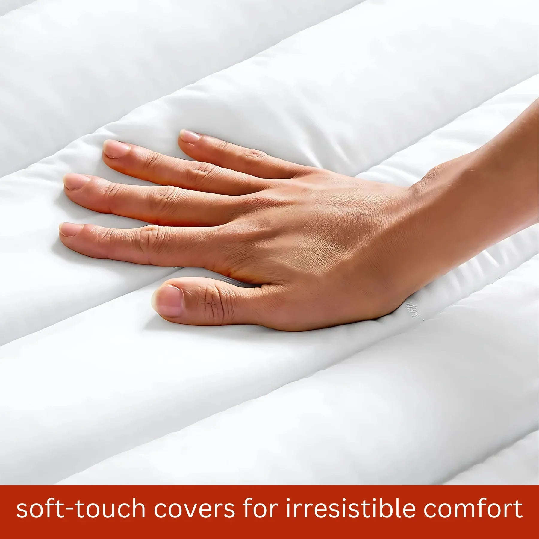 Hypoallergenic Luxury Mattress Topper – 4cm Deep Microfibre Comfort Layer | Breathable, Soft & Secure Fit | UK Sizes (Copy) - 4A's Global