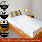 Hypoallergenic Luxury Mattress Topper – 4cm Deep Microfibre Comfort Layer | Breathable, Soft & Secure Fit | UK Sizes (Copy) - 4A's Global