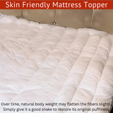 Hypoallergenic Luxury Mattress Topper β 4cm Deep Microfibre Comfort Layer | Breathable, Soft & Secure Fit | UK Sizes (Copy) - 4A's Global