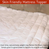 Hypoallergenic Luxury Mattress Topper – 4cm Deep Microfibre Comfort Layer | Breathable, Soft & Secure Fit | UK Sizes (Copy) - 4A's Global
