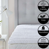 Hypoallergenic Luxury Mattress Topper – 4cm Deep Microfibre Comfort Layer | Breathable, Soft & Secure Fit | UK Sizes - 4A's Global