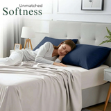 2x Luxury Percale Polycotton Pillowcases – Soft & Durable - 4A's Global