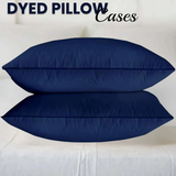 2x Luxury Percale Polycotton Pillowcases – Soft & Durable - 4A's Global