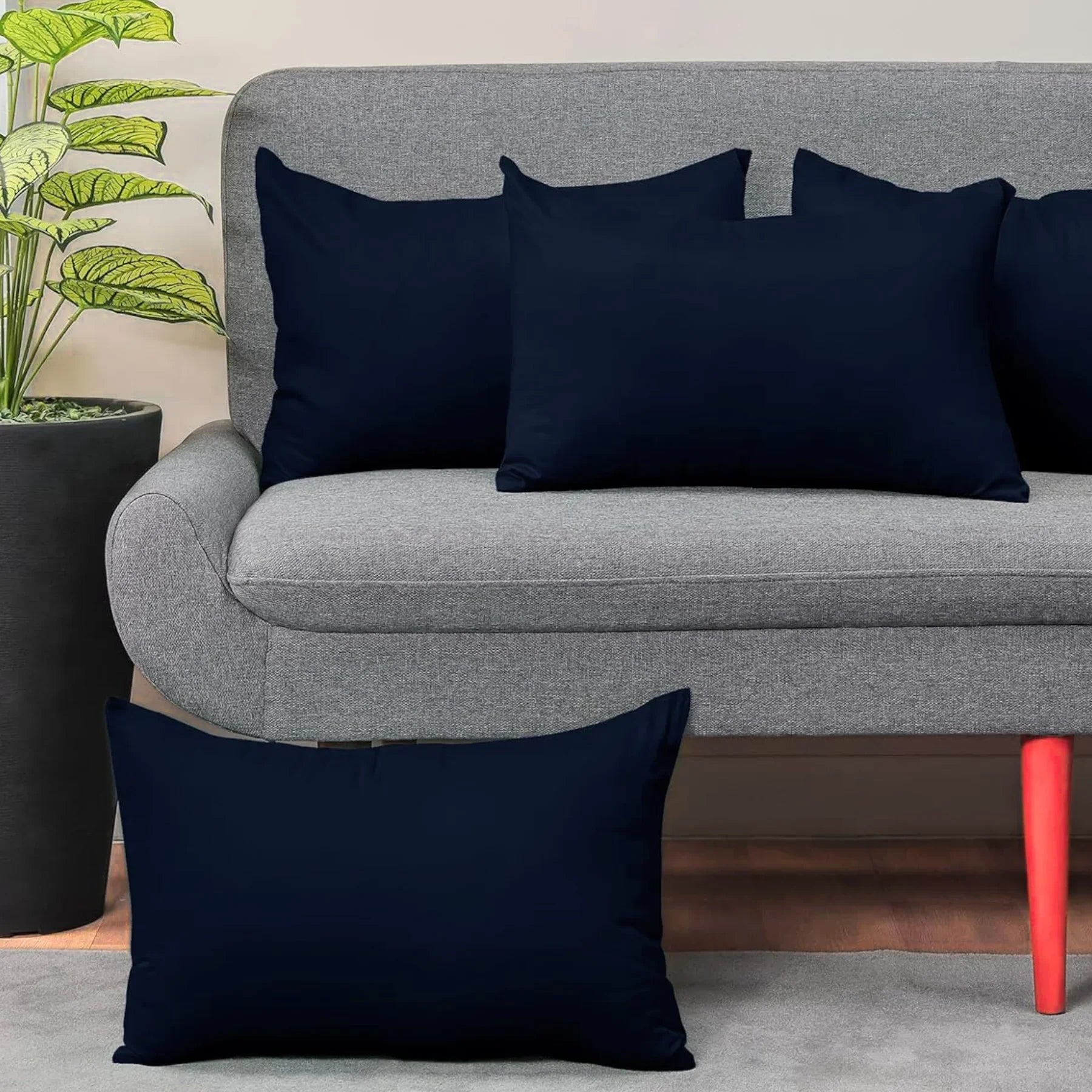 2x Luxury Percale Polycotton Pillowcase Pair – Soft, Durable & Hotel-Quality Bedding for UK Beds - 4A's Global