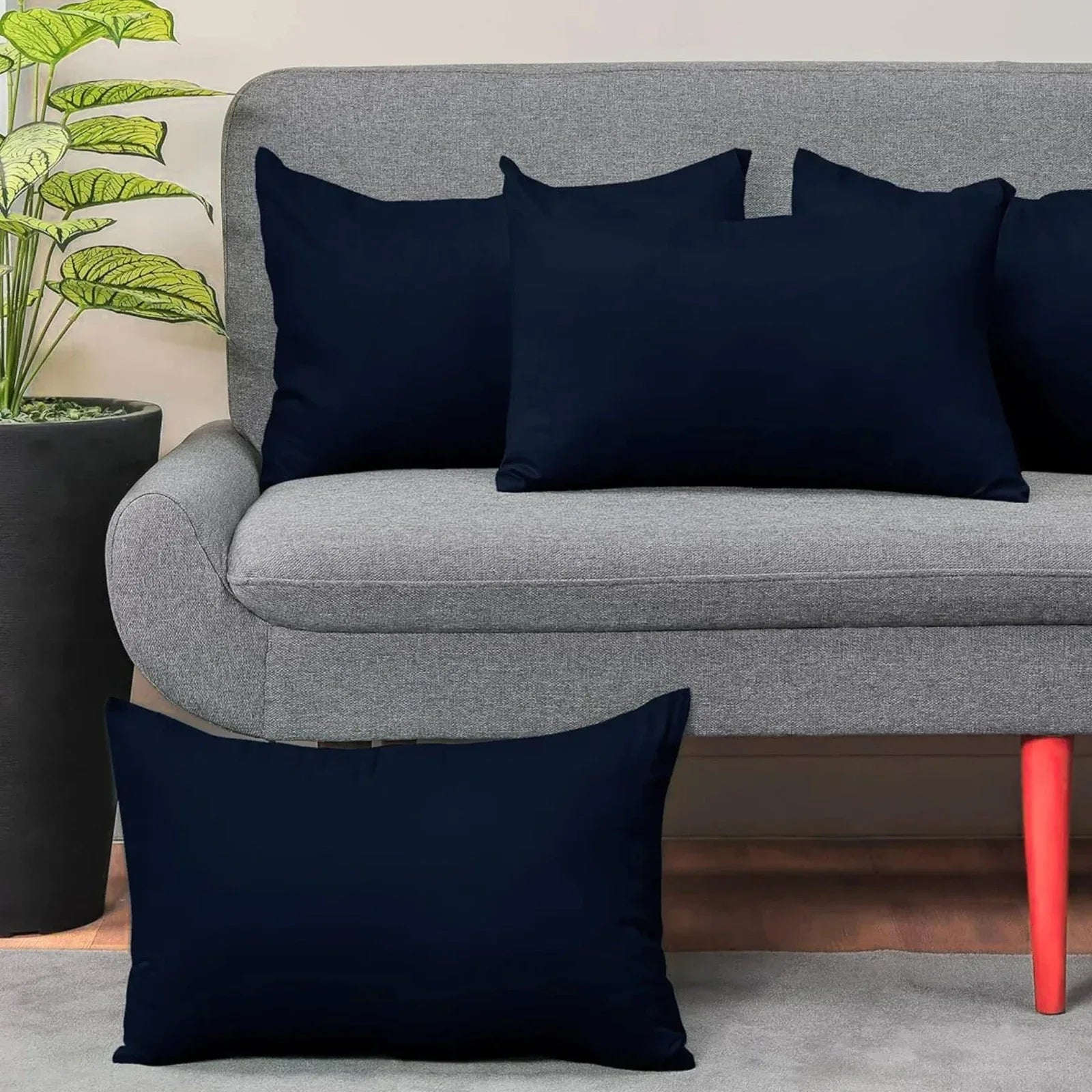 2x Luxury Percale Polycotton Pillowcases – Soft & Durable - 4A's Global