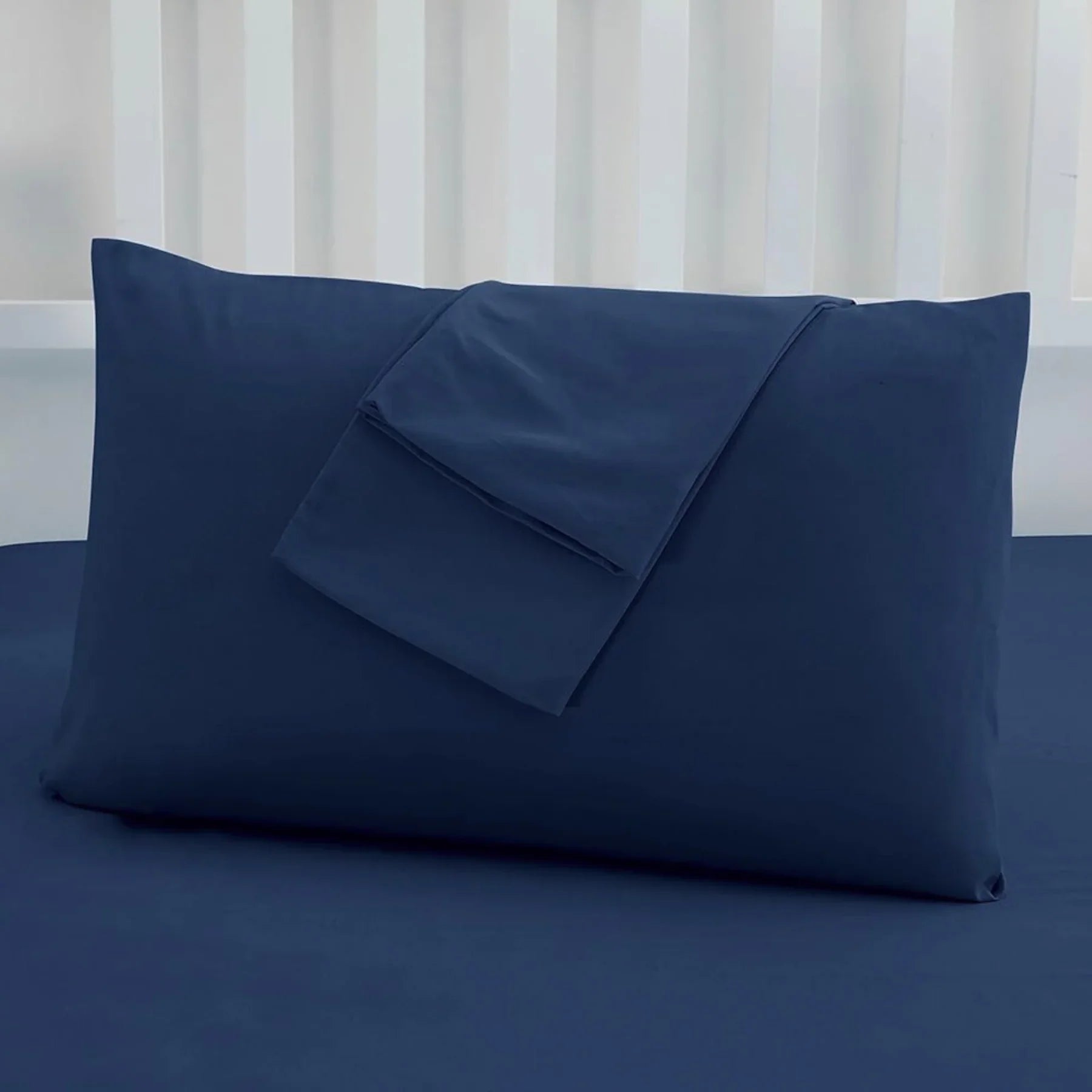 2x Luxury Percale Polycotton Pillowcase Pair – Soft, Durable & Hotel-Quality Bedding for UK Beds - 4A's Global