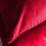 Luxury Panache Havana Square Filled Cushion with Diamante Button 17 inch (RED) Viral Teddy Hugs Diamante Cushion – Plush Comfort with a Glam Finish - 43 cm x 43 cm / 17 inch x 17 inch - 4A's Global