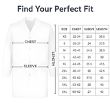 Unisex White Lab Coat | Salon Coat | Stylist Smock | Professional Workwear β Premium Polycotton Long Sleeve - 4A's Global