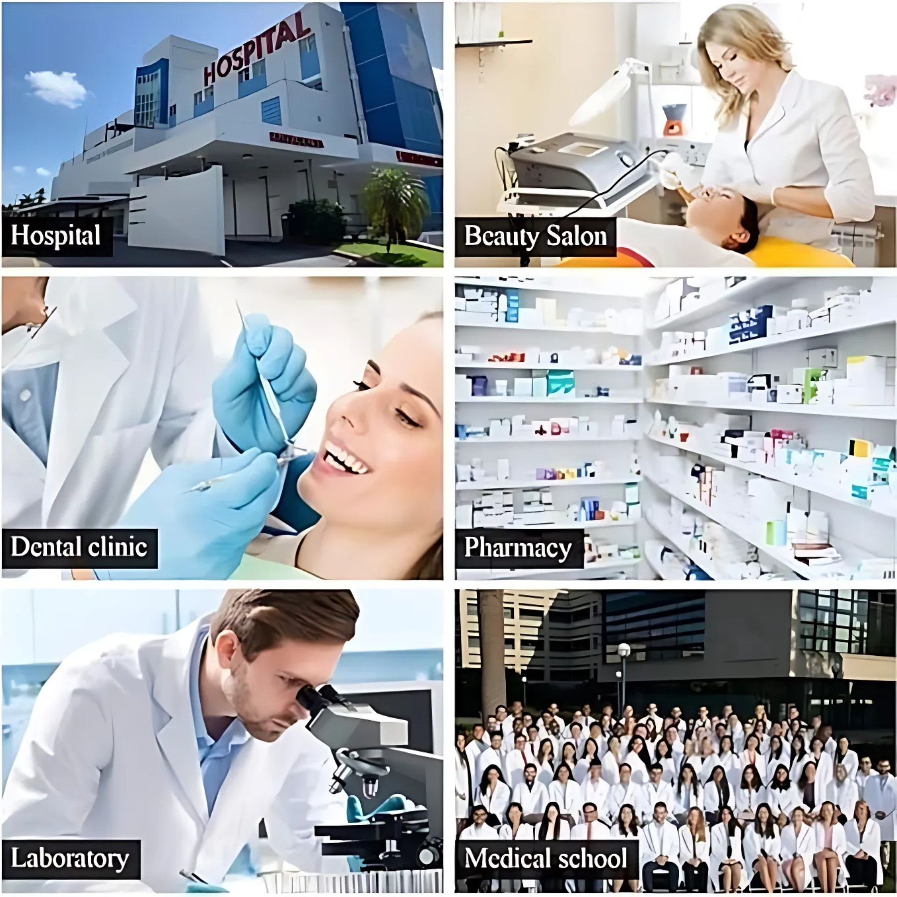 Unisex White Lab Coat | Salon Coat | Stylist Smock | Professional Workwear β Premium Polycotton Long Sleeve - 4A's Global